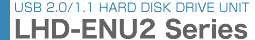 USB2.0 �O�t���^�n�[�h�f�B�X�N�@LHD-ENU2�V���[�Y