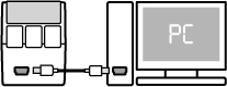 PC�Ƃ̐ڑ��C���[�W