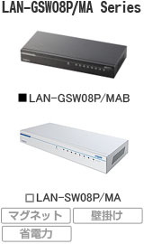LAN-GSW08P/MA
