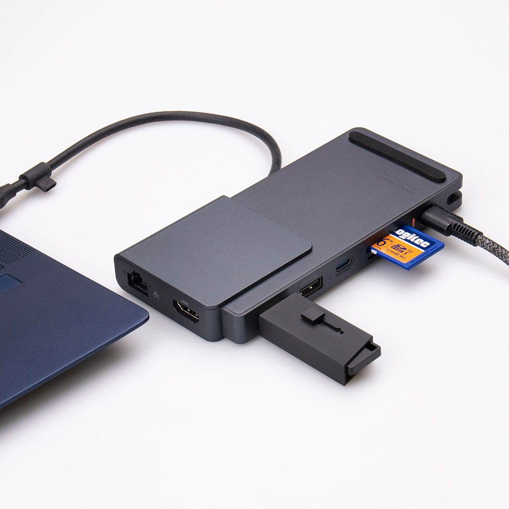 パワーステータスLED機能搭載 Type-C™ 8in1ドッキングステーション