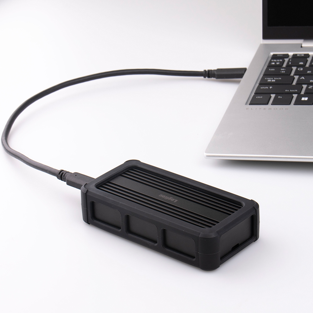 >USB4(Gen3x2)PCIeトンネリング対応M.2 NVMe SSD用ケース