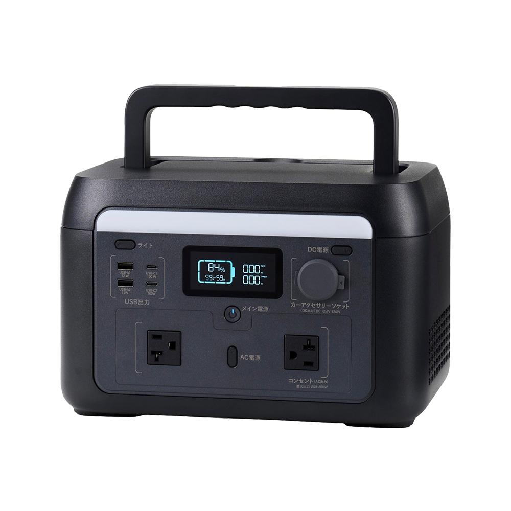 ロジテック×伊那市 ふるさと納税 | ポータブル電源 500P (容量 512Wh / AC出力 600W)
