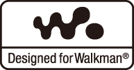 Designed for Walkman®ロゴ