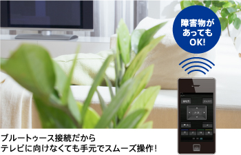 専用アプリは各社テレビ レコーダーに対応直感的に操作できるシンプル仕様