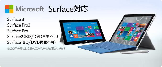 Microsoft Surface対応