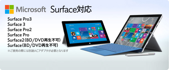 Microsoft Surface対応