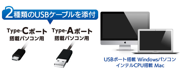 Type-C対応 USB3.2 Gen1(USB3.0) ポータブルBD BK - LBD-PVA6U3CVBK