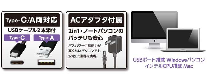 超薄型&軽量! 薄さ14mm、重さ230g。