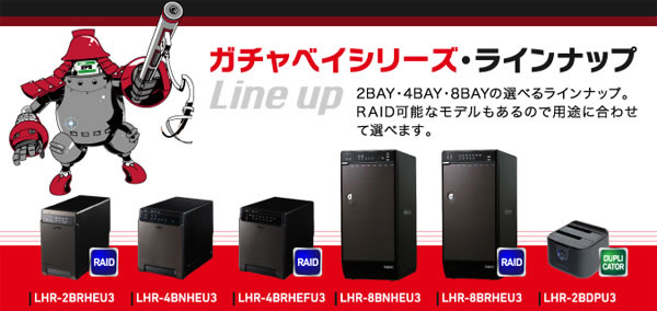 Logitec RAID機能搭載 2台用 HDDケース LHR-2BRHEU3