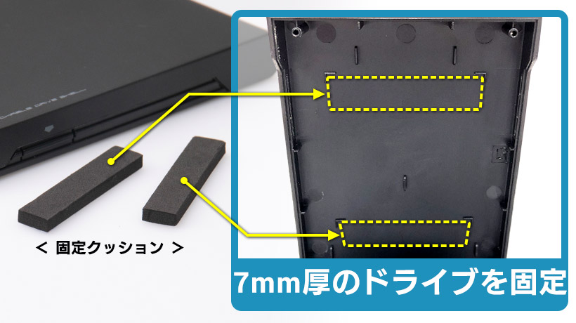 USB3.2 Gen2 Type-C 2.5インチ HDD/SSDケース