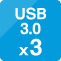 USB3.0×3