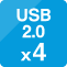 USB2.0x4
