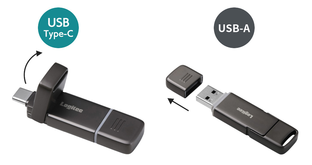 USB Type-C(TM)とUSB-Aを搭載し、変換不要で幅広い機器に対応