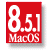 MacOS 8.5.1対応